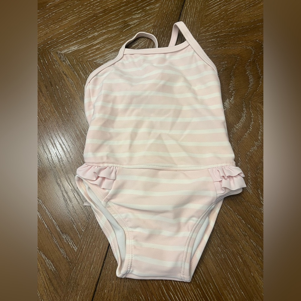 Janie and Jack Soft Pink Baby swimsuit